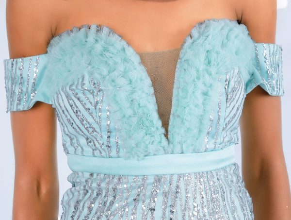 _A745666 Mint Mermaid dress