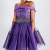 Purple shweshwe pleated Dress Purple shweshwe pleated Dress