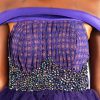 Purple shweshwe pleated Dress Purple shweshwe pleated Dress